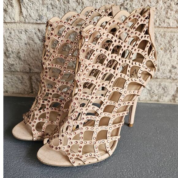 Zigisoho Shoes - ZiGisoho Women's Duran Heeled Sandals, Sparkly Stilettos/Heels, NWOT, Sz 8